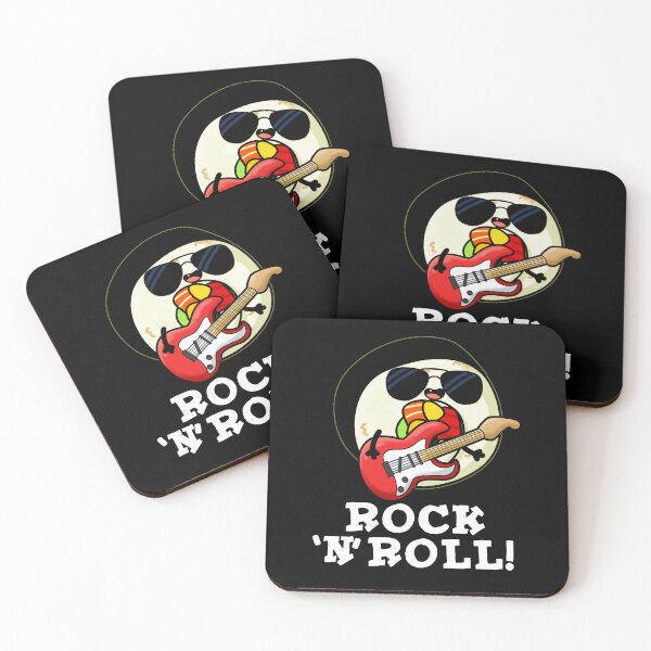Item preview, Rock n Roll Funny Sushi Roll Puns (Dark BG) designed and sold by punnybone.