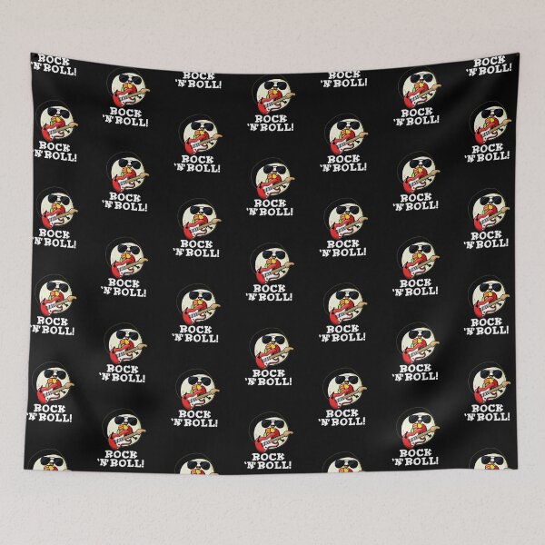 Item preview, Rock n Roll Funny Sushi Roll Puns (Dark BG) designed and sold by punnybone.