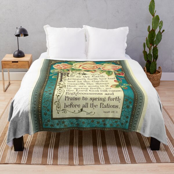 Item preview, For as the Earth Bringeth Forth Her Bud. Isaiah 61:11 designed and sold by Pictures With A Message.