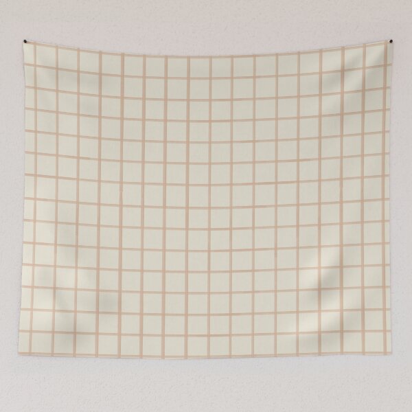 Item preview, Minimalist garden matching - Peach tartan designed and sold by TheMirwoForest.
