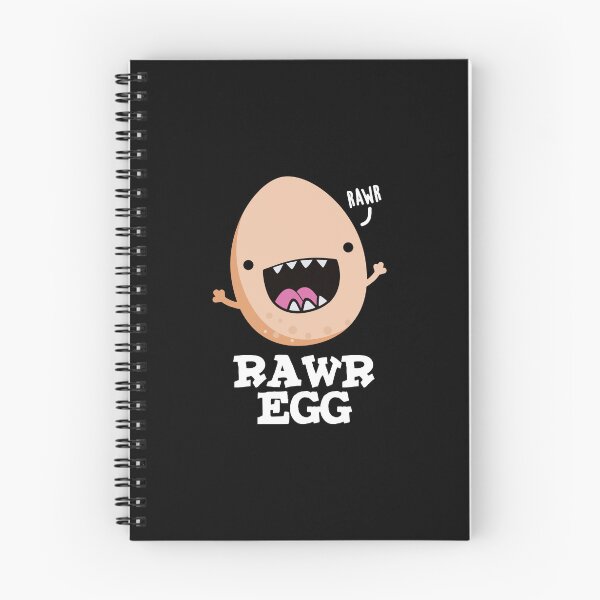Item preview, Rawr Egg Funny Raw Egg Puns (Dark BG) designed and sold by punnybone.