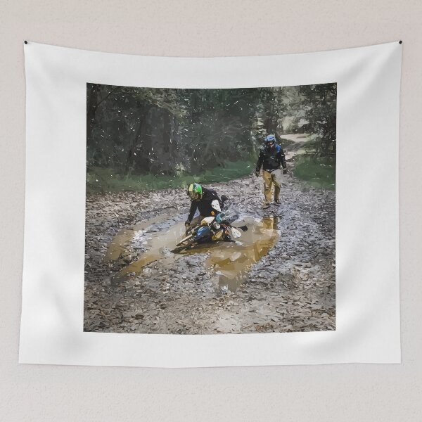Item preview, Motorcycle in the Mud (Digital Artwork) designed and sold by TheAO-RB.