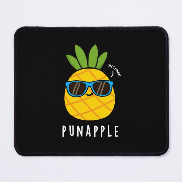 Item preview, Pun-apple Funny Fruit Pineapple Puns (Dark BG) designed and sold by punnybone.