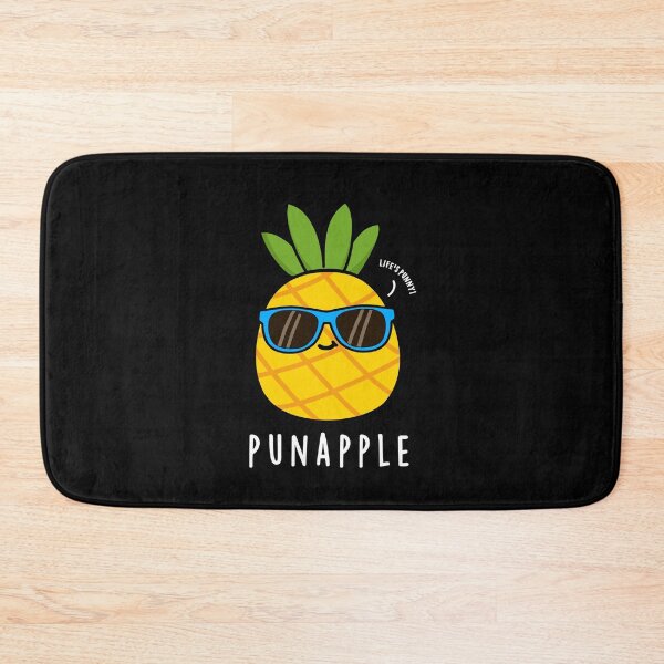 Item preview, Pun-apple Funny Fruit Pineapple Puns (Dark BG) designed and sold by punnybone.