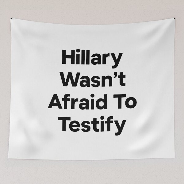 Item preview, Hillary Wasn't Afraid To Testify designed and sold by Big Twelve.