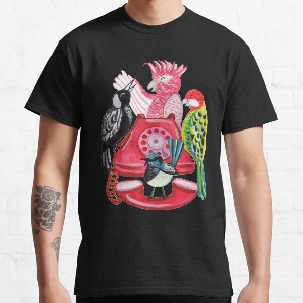 Four Calling Birds (12 Days of Christmas) - Pink Classic T-Shirt