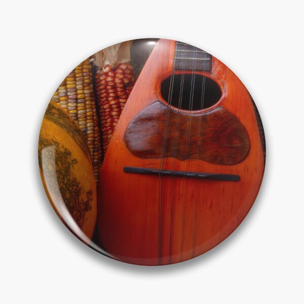 Item preview, Old Mandolin And Autumn Pumpkins designed and sold by Garry Gay.