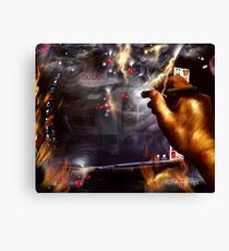 reflections of an addiction Canvas Print