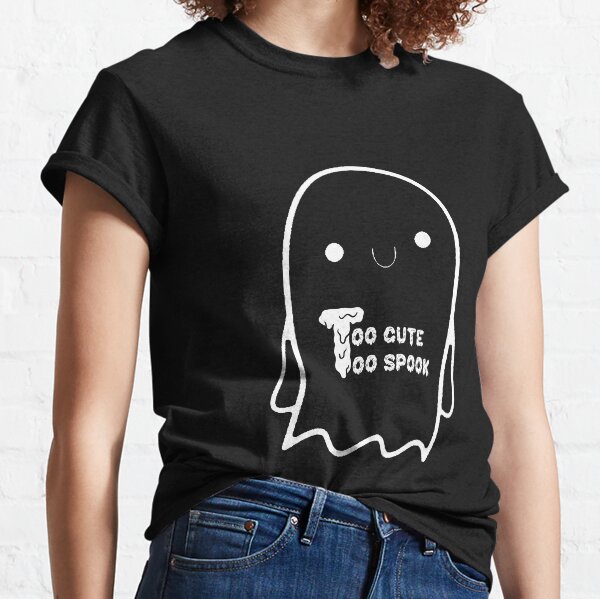 Item preview, Too cute to spook white designed and sold by wajdanAli.