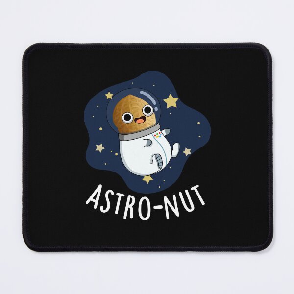 Item preview, Astro-nut Funny Nut Astronaut Puns (Dark BG) designed and sold by punnybone.