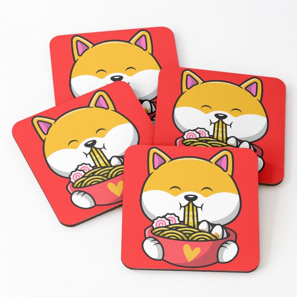 Item preview, Corgi eating ramen kawaii noodle designed and sold by RIXXI HEY CO..