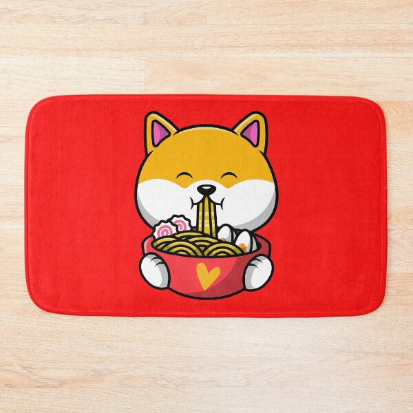 Item preview, Corgi eating ramen kawaii noodle designed and sold by RIXXI HEY CO..