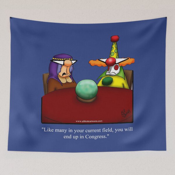 Item preview, Funny Spectickles Clown Politician Humor Cartoon designed and sold by abbottoons.