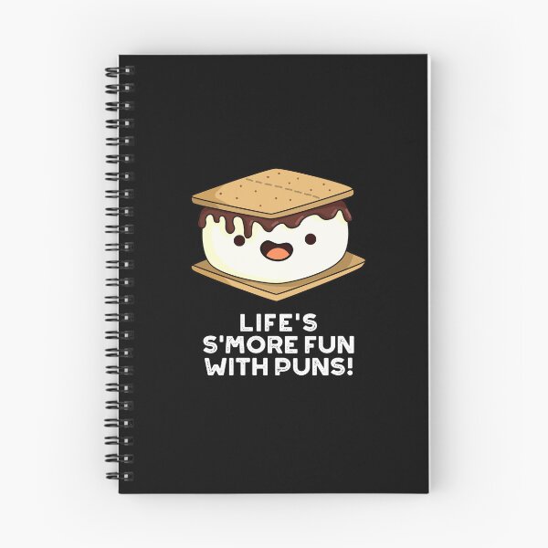 Item preview, Life Smore Fun With Puns Funny Food Puns (Dark BG) designed and sold by punnybone.