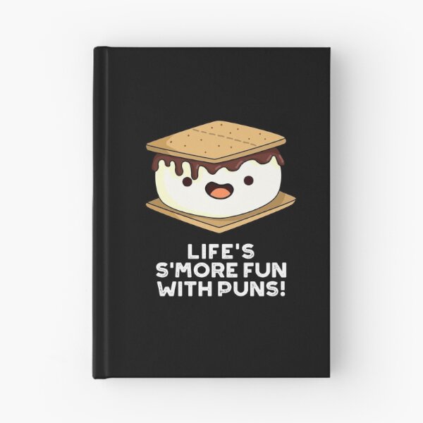 Item preview, Life Smore Fun With Puns Funny Food Puns (Dark BG) designed and sold by punnybone.