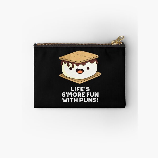 Item preview, Life Smore Fun With Puns Funny Food Puns (Dark BG) designed and sold by punnybone.
