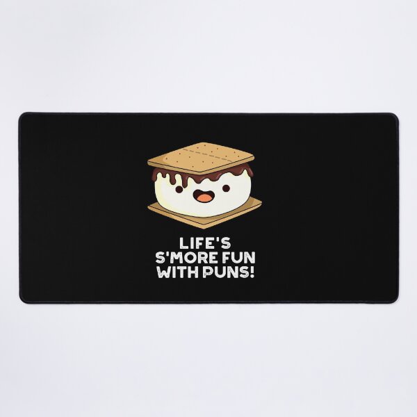 Item preview, Life Smore Fun With Puns Funny Food Puns (Dark BG) designed and sold by punnybone.