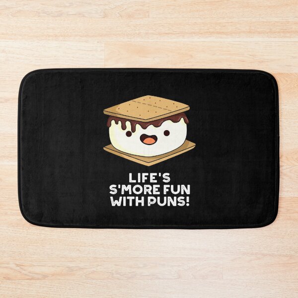 Item preview, Life Smore Fun With Puns Funny Food Puns (Dark BG) designed and sold by punnybone.