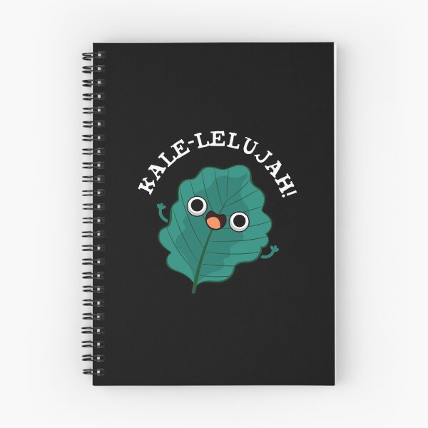 Item preview, Kale-lelujah Funny Veggie Puns (Dark BG) designed and sold by punnybone.