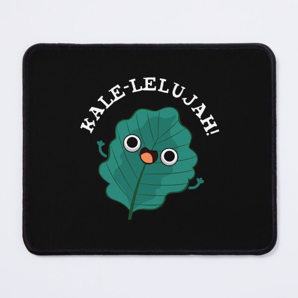 Item preview, Kale-lelujah Funny Veggie Puns (Dark BG) designed and sold by punnybone.