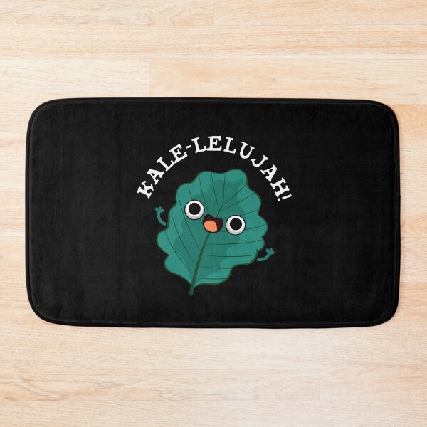 Item preview, Kale-lelujah Funny Veggie Puns (Dark BG) designed and sold by punnybone.