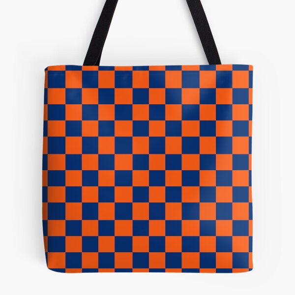 Aperçu de l'œuvre Damier orange et bleu NYM créée et vendue par Sleepygirl2010.