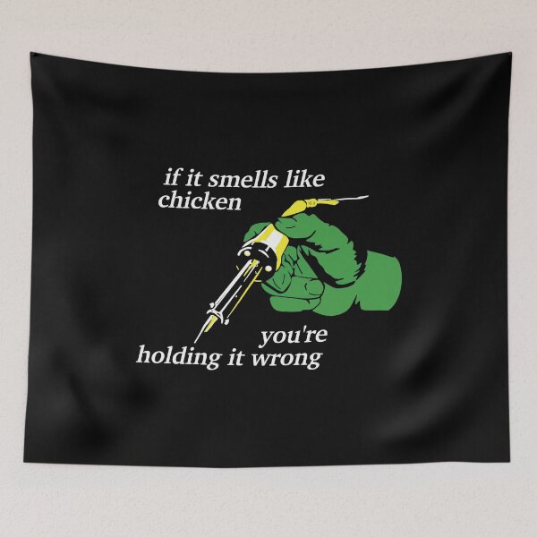 Item preview, If It Smells Like Chicken You're Holding It Wrong Funny Men Women designed and sold by Big Twelve.