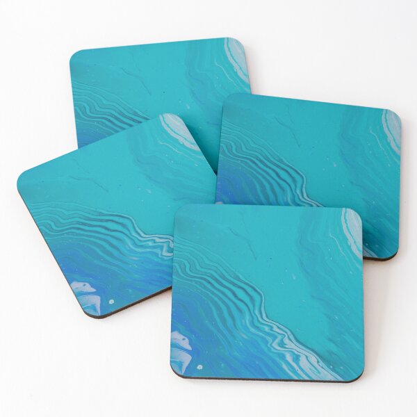 Item preview, "Parallel Shallows II" - Painting: Rippling Waves Water Beach  designed and sold by daniellawrieart.