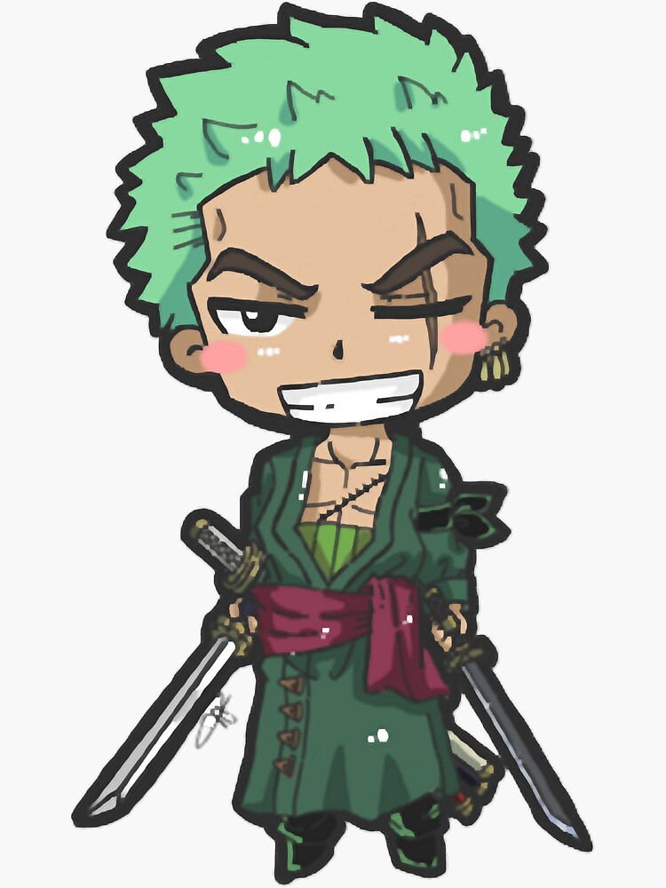 "Roronoa Zorro " Sticker for Sale by Geekissh | Redbubble