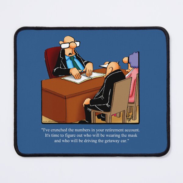 Item preview, Funny Spectickles Retirement Planning Cartoon Humor designed and sold by abbottoons.