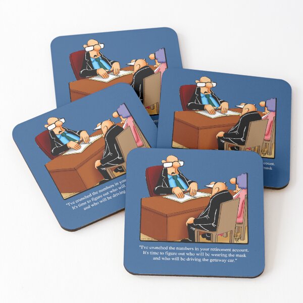 Item preview, Funny Spectickles Retirement Planning Cartoon Humor designed and sold by abbottoons.