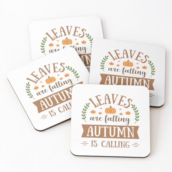 Item preview, Leaves are Falling Autumn is Calling Fall Design designed and sold by shirtshoppe.