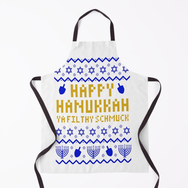 Item preview, Happy Hanukkah ya Filthy Schmuck - ugly Hanukkah designed and sold by thekosherhub.
