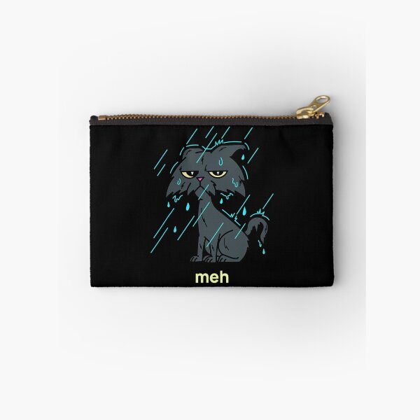 Item preview, Sarcastic Raining Wet Cat Lover Funny Meh Cat designed and sold by Earthshaker-art.