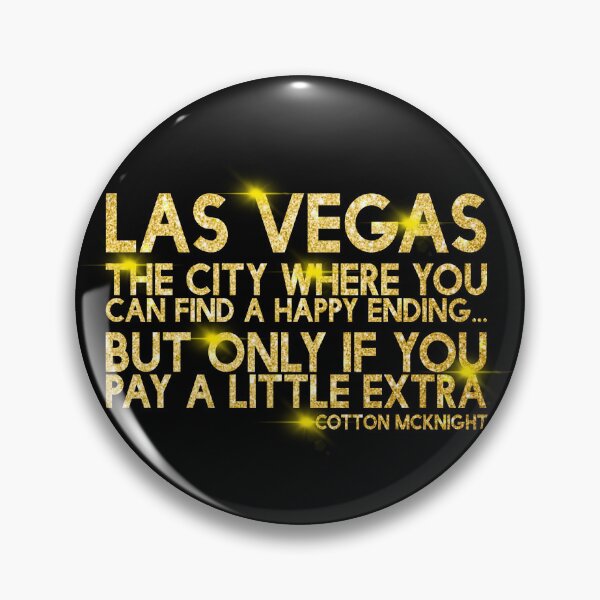 Artikelvorschau, Las Vegas, die Stadt, in der Sie ein Happy End finden können ... aber nur, wenn Sie ein wenig mehr bezahlen. -Baumwolle Mcknight, Dodgeball entworfen und verkauft von Sticker Up.