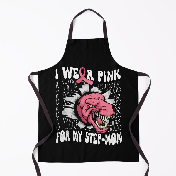 Item preview, I Wear Pink for My Stepmom Dinosaur Breast Cancer Awareness designed and sold by Zulfiqqar.