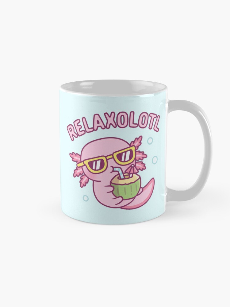 I'd Rather Relaxolotl Today Sleeping Axolotl Relax Coffee Mug by