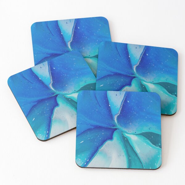 Item preview, "Aqua Burst" - Painting: Rippling Waves Water Beach  designed and sold by daniellawrieart.