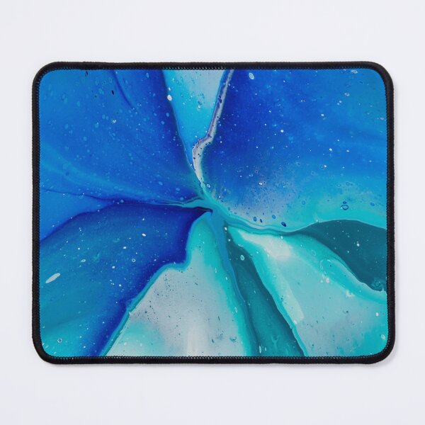 Item preview, "Aqua Burst" - Painting: Rippling Waves Water Beach  designed and sold by daniellawrieart.