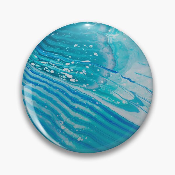 Item preview, "Parallel Shallows" - Painting: Rippling Waves Water Beach  designed and sold by daniellawrieart.