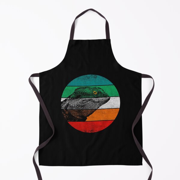 Item preview, Bearded Dragon Distressed Retro Silhouette designed and sold by BCreative4U.