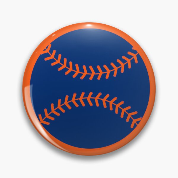 Item preview, NYM Orange and Blue Baseball Pattern  designed and sold by Sleepygirl2010.