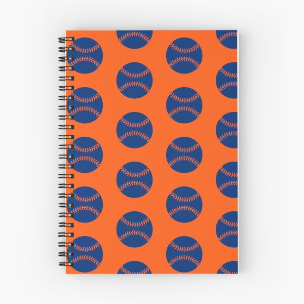 Item preview, NYM Orange and Blue Baseball Pattern  designed and sold by Sleepygirl2010.