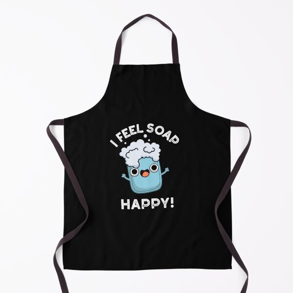 Item preview, I Feel Soap Happy Funny Soap Puns (Dark BG) designed and sold by punnybone.