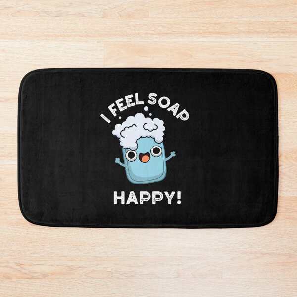 Item preview, I Feel Soap Happy Funny Soap Puns (Dark BG) designed and sold by punnybone.