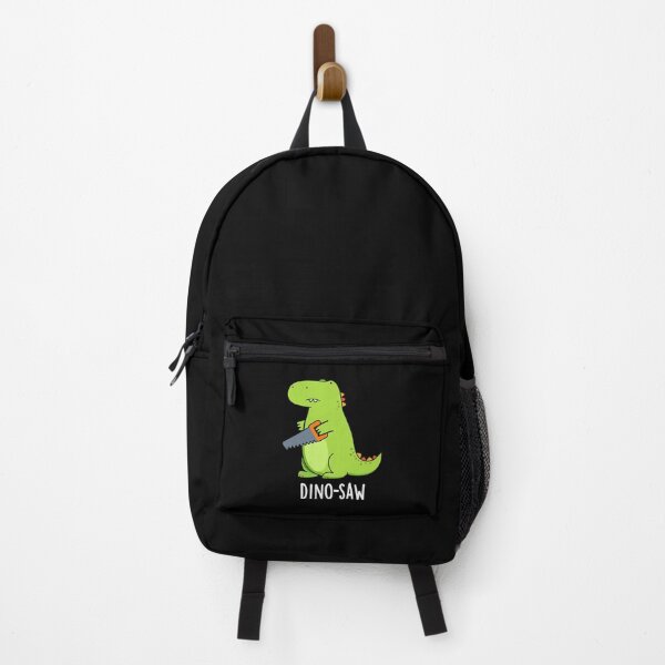Item preview, Dino-saw Funny Dinosaur Tool Puns (Dark BG) designed and sold by punnybone.