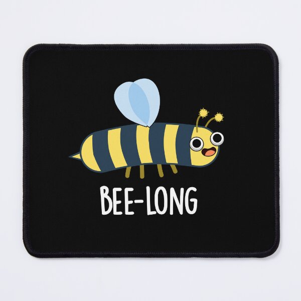 Item preview, Bee-long Funny Bee Puns (Dark BG) designed and sold by punnybone.
