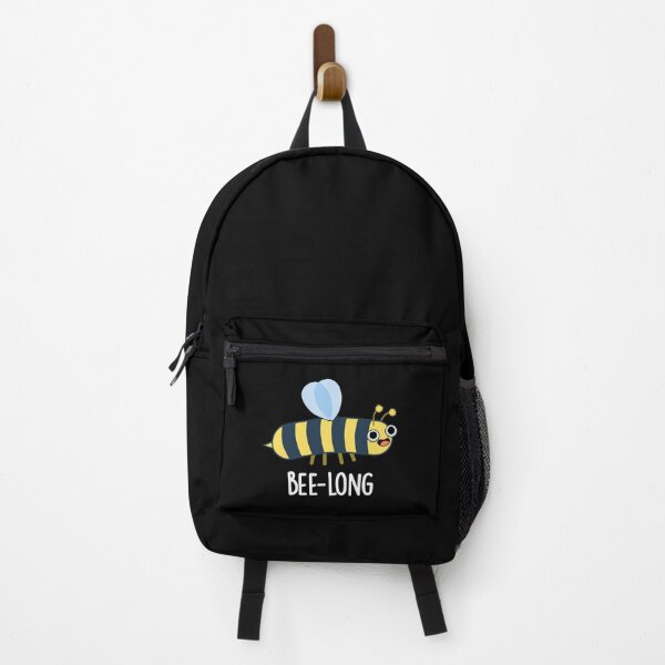 Item preview, Bee-long Funny Bee Puns (Dark BG) designed and sold by punnybone.