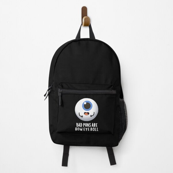 Item preview, Bad Puns Are How Eye Roll Funny Eye Puns (Dark BG) designed and sold by punnybone.