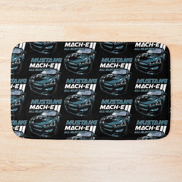 Item preview, All-Electric Mach-E Stacked in Vapor Blue designed and sold by zealology.